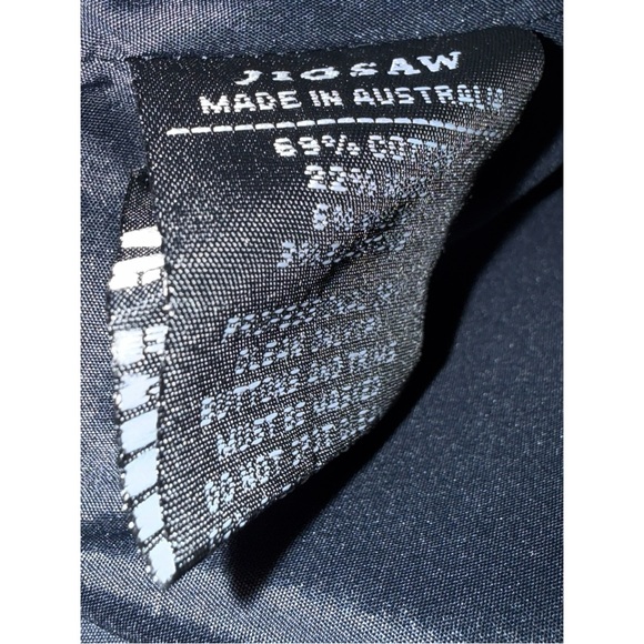 JIGSAW Australia Black & White Textured Knit Pencil Skirt Size 8 Professional - Picture 9 of 10